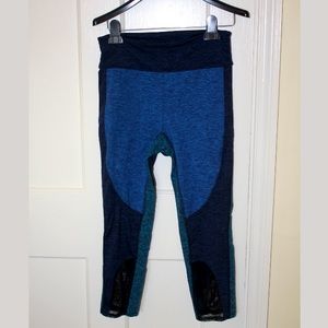 Free People, fp movement, size small, yoga pants, mesh leg panels, high waist